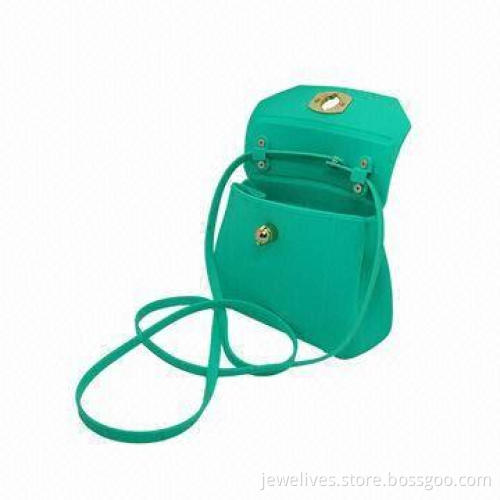 Green Silicone Ladies' Handbags